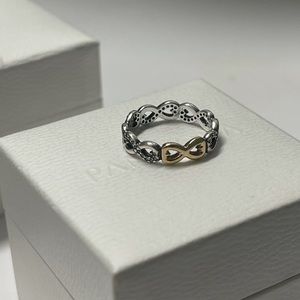 Pandora Two Tone Eternity Ring